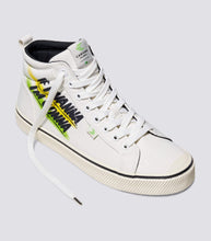 Load image into Gallery viewer, OCA High Stripe Off White Baron Von Fancy Canvas Sneaker Women