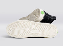 Load image into Gallery viewer, OCA High Stripe Black Canvas Contrast Thread Sneaker Men