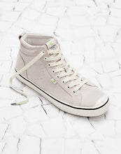 Load image into Gallery viewer, OCA High Stripe Off White Suede Sneaker Women