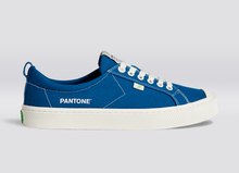Load image into Gallery viewer, OCA Low Pantone Classic Blue Canvas Contrast Thread Sneaker Women