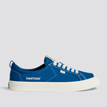 Load image into Gallery viewer, OCA Low Pantone Classic Blue Canvas Contrast Thread Sneaker Women