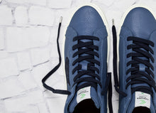 Load image into Gallery viewer, CATIBA High Cloud Blue Premium Leather Navy Logo Sneaker Women