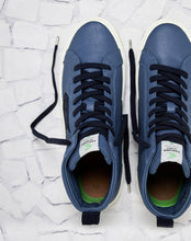 Load image into Gallery viewer, CATIBA High Cloud Blue Premium Leather Navy Logo Sneaker Women