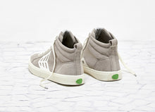Load image into Gallery viewer, CATIBA High Cloud Grey Suede Ivory Logo Sneaker Women