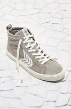Load image into Gallery viewer, CATIBA High Cloud Grey Suede Ivory Logo Sneaker Men