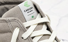 Load image into Gallery viewer, CATIBA High Cloud Grey Suede Ivory Logo Sneaker Men