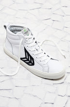 Load image into Gallery viewer, CATIBA High Off White Leather Black Logo Sneaker Men