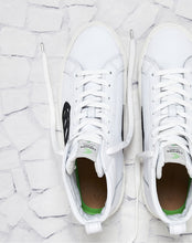 Load image into Gallery viewer, CATIBA High Off White Leather Black Logo Sneaker Women