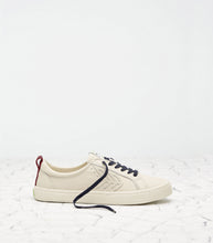 Load image into Gallery viewer, CATIBA Low Beige/Burgundy Premium Leather Sneaker Men