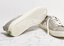 Load image into Gallery viewer, CATIBA Low Cloud Grey Suede Ivory Logo Sneaker Women