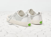 Load image into Gallery viewer, CATIBA Low Metallic Silver/White Leather Sneaker Men