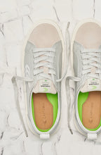 Load image into Gallery viewer, CATIBA Low Metallic Silver/White Leather Sneaker Men