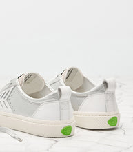 Load image into Gallery viewer, CATIBA Low Metallic Silver/White Leather Sneaker Women