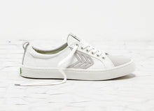 Load image into Gallery viewer, CATIBA Low Off White Canvas Ice Suede Accents Sneaker Women