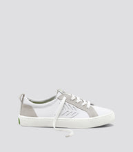 Load image into Gallery viewer, CATIBA Low Off White Leather Ice Suede Accents Sneaker Women