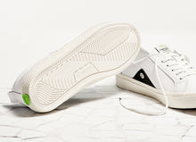 Load image into Gallery viewer, CATIBA Low Off White Leather Black Logo Sneaker Women