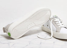 Load image into Gallery viewer, CATIBA Low Off White Leather Ice Suede Accents Sneaker Men
