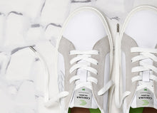 Load image into Gallery viewer, CATIBA Low Off White Leather Ice Suede Accents Sneaker Women