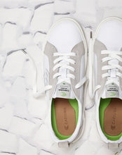 Load image into Gallery viewer, CATIBA Low Off White Leather Ice Suede Accents Sneaker Men