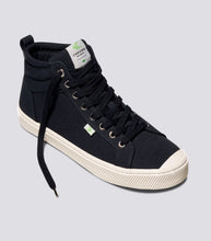 Load image into Gallery viewer, OCA High Black Canvas Sneaker Men