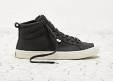 Load image into Gallery viewer, OCA High Black Premium Leather Sneaker Women