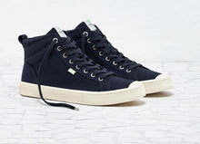 Load image into Gallery viewer, OCA High Navy Canvas Sneaker Women