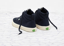 Load image into Gallery viewer, OCA High Navy Canvas Sneaker Women