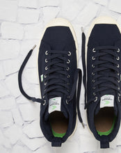 Load image into Gallery viewer, OCA High Navy Canvas Sneaker Women