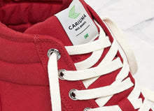 Load image into Gallery viewer, OCA High Red Canvas Sneaker Women