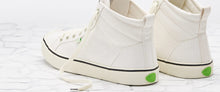 Load image into Gallery viewer, OCA High Stripe White Canvas Sneaker Women