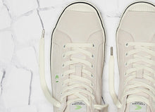 Load image into Gallery viewer, OCA High Stripe Off White Suede Sneaker Women