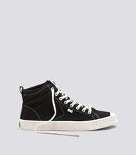 Load image into Gallery viewer, OCA High Washed Black Canvas Contrast Thread Sneaker Men