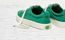 Load image into Gallery viewer, OCA Low Green Canvas Sneaker Women
