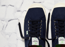 Load image into Gallery viewer, OCA Low Navy Canvas Sneaker Women