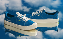 Load image into Gallery viewer, OCA Low Pantone Classic Blue Canvas Contrast Thread Sneaker Women