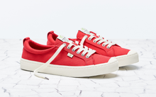 Load image into Gallery viewer, OCA Low Red Canvas Sneaker Women