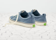 Load image into Gallery viewer, OCA Low Stripe Blue Mirage Suede Sneaker Women
