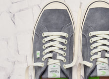 Load image into Gallery viewer, OCA Low Stripe Charcoal Grey Suede Sneaker Men