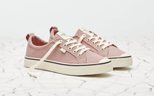 Load image into Gallery viewer, OCA Low Stripe Rose Canvas Sneaker Women