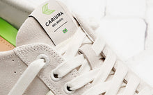 Load image into Gallery viewer, OCA Low Stripe Off White Suede Sneaker Women