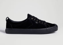 Load image into Gallery viewer, OCA Low All Black Suede Sneaker Men