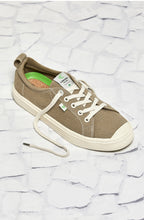 Load image into Gallery viewer, OCA Low Washed Burn Sand Canvas Contrast Thread Sneaker Women