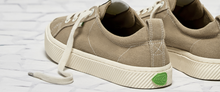 Load image into Gallery viewer, OCA Low Washed Burn Sand Canvas Contrast Thread Sneaker Men