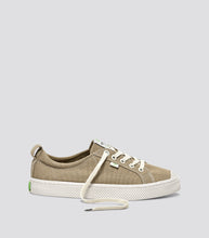 Load image into Gallery viewer, OCA Low Washed Burn Sand Canvas Contrast Thread Sneaker Women
