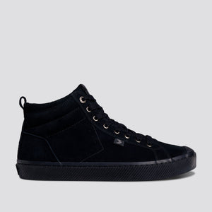 OCA High All Black Suede Sneaker Women