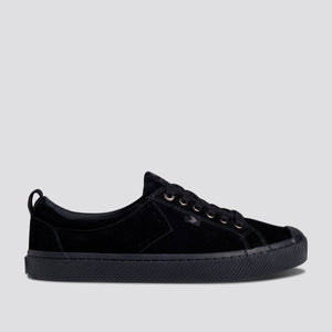 OCA Low All Black Suede Sneaker Men