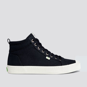 OCA High Black Canvas Sneaker Men