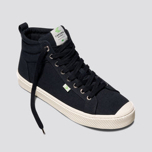 OCA High Black Canvas Sneaker Women