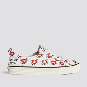 OCA Low Stripe Off White ButLikeMaybe Canvas Sneaker Women