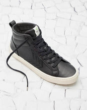 Load image into Gallery viewer, CATIBA High Black Premium Leather Sneaker Women

